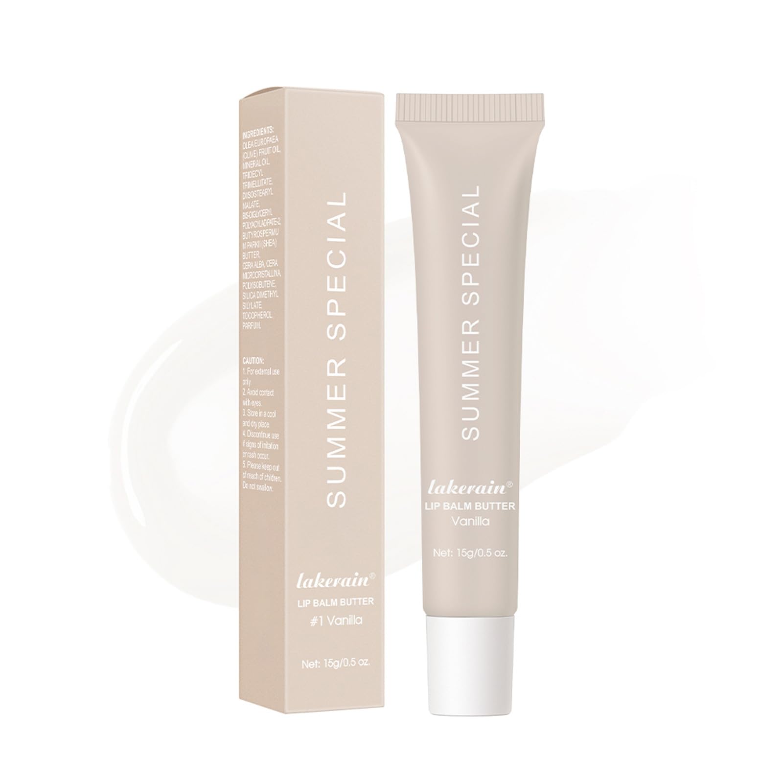 Summer Special Lip Butter Balm - Ultra-Hydrating, Nourishing Lip Care with Natural Ingredients, Shea Butter & Olive Oil, Soothes & Softens Dry Lips (4PCS, 0.5 Fl Oz (Pack of 4))